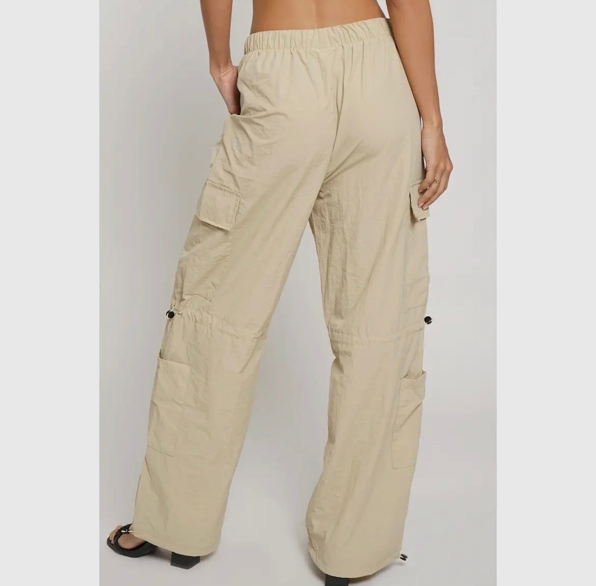 Nylon Cargo Pants