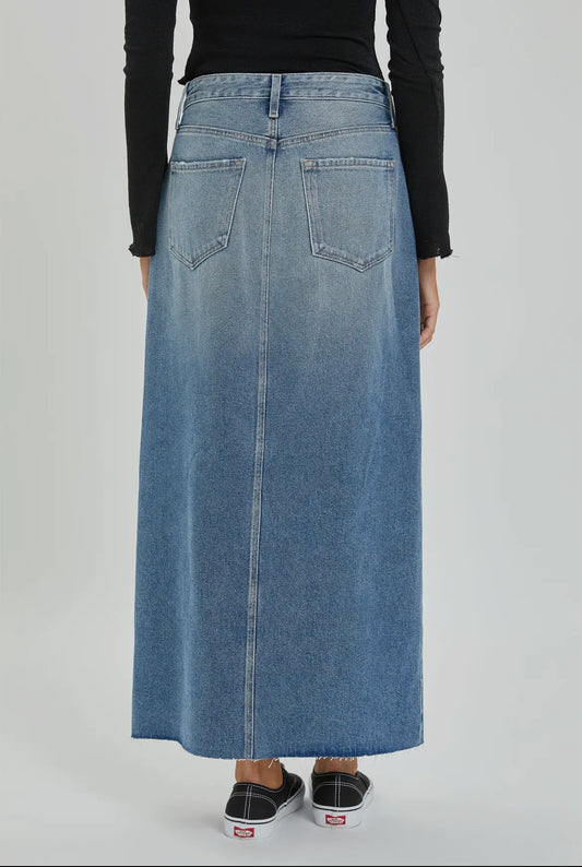 Denim Midi Skirt