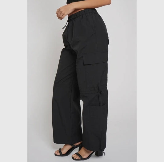 Nylon Cargo Pants