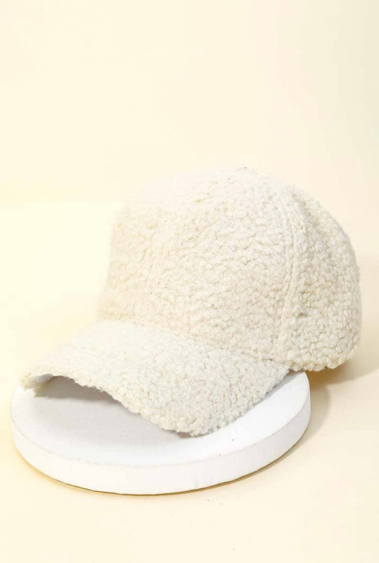 Sherpa Fur Ball Cap