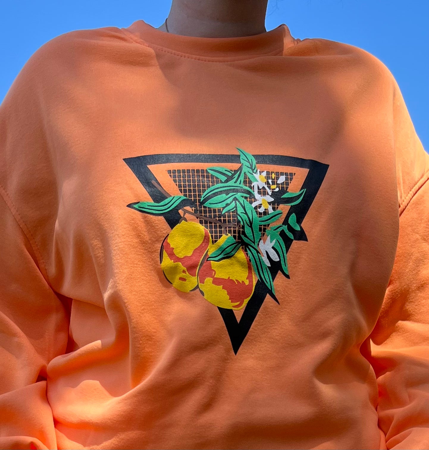 Tangerine Graphic Sweatshirt